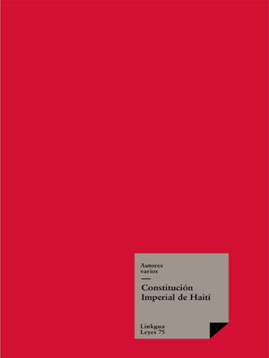 cover image of Constitución Imperial de Haití